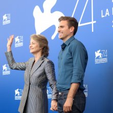 Venezia 2017: Andre Pallaoro e Charlotte Rampling al photocall di Hannah
