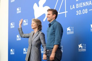 Venezia 2017: Andre Pallaoro e Charlotte Rampling al photocall di Hannah
