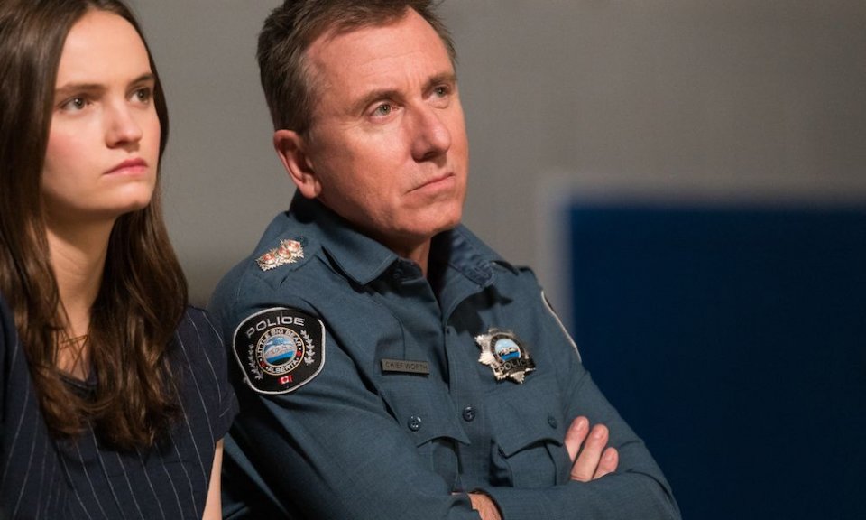 Tin Star: Tim Roth durante una scena della prima stagione