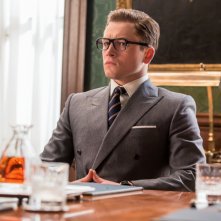 Kingsman: Il cerchio d'oro, Taron Egerton in una scena del film