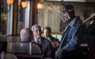 L'incredibile vita di Norman: il regista Joseph Cedar e Richard Gere sul set del film