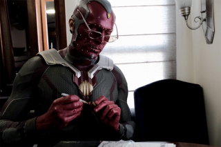 Avengers 4: Visione in una foto dal set