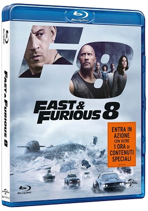 La cover del blu-ray di Fast & Furious 8