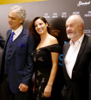 La Musica del Silenzio, Andrea Bocelli, Luisa Ranieri e il regista Michael Radford a Firenze