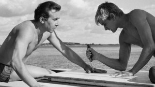 Il coltello nell'acqua: una scena del film