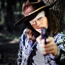 Chandler Riggs As Carl Grimesc2A0 The Walking Dead   Season 8 Gallery Photo Credit Alan Clarke Amc
