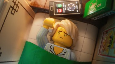 Lego Ninjago - Il film: una scena del film d'animazione