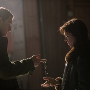 L'uomo di neve: Michael Fassbender e Charlotte Gainsbourg in una scena del film