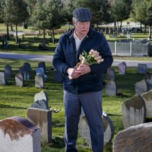 Mr. Ove: Rolf Lassgård in una scena del film