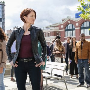 Supergirl: una foto di Chyler Leigh in Girl of Steel