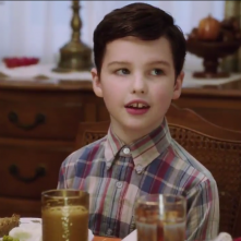 Young Sheldon: Iain Armitage in una scena del pilot