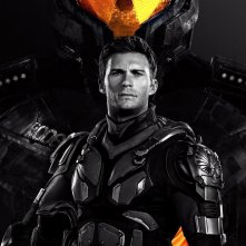Pacific Rim: Uprising, il poster con Scott Eastwood