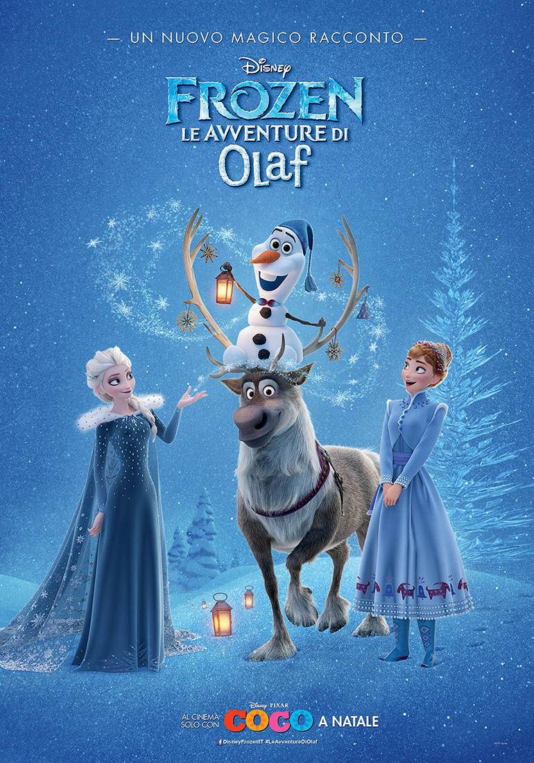 Frozen - Le avventure di Olaf, il poster del cortometraggio