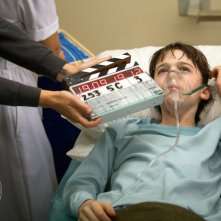 Stranger Things: Noah Schnaap sul set della seconda stagione