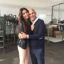 Made in China Napoletano: Elisabetta Gregoraci sul set del film