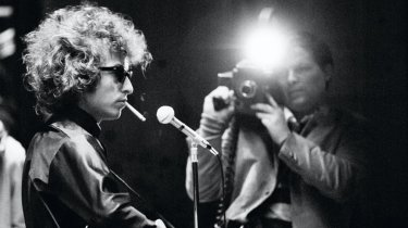 Don't Look Back: Bob Dylan in un'immagine del documentario di D.A. Pennebaker