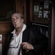 Il vangelo secondo Mattei: Flavio Bucci in un momento del film