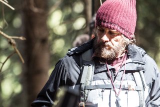 La ragazza nella nebbia: Alessio Boni in una scena del film