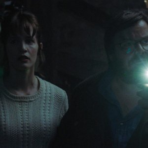 Finché c'è prosecco c'è speranza: Giuseppe Battiston e Liz Solari in una scena del film