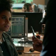 Geostorm: Zazie Beetz in una scena del film