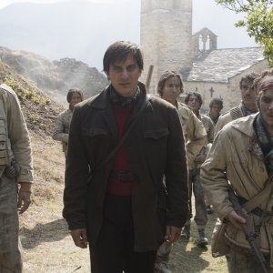 Una questione privata: Luca Marinelli in una scena del film