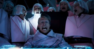 Addio fottuti musi verdi: Roberto Zibetti in una scena del film
