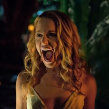 Auguri per la tua morte: Jessica Rothe urla in una scena del film