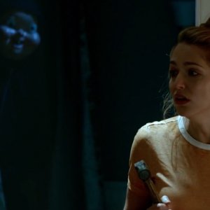 Auguri per la tua morte: Jessica Rothe in un momento del film