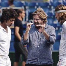 Borg McEnroe: Shia LaBeouf e Sverrir Gudnason sul set con il regista Janus Metz Pedersen