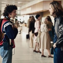 Borg McEnroe: Shia LaBeouf e Sverrir Gudnason in una scena del film