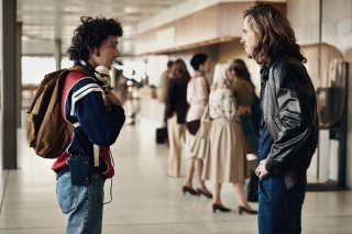Borg McEnroe: Shia LaBeouf e Sverrir Gudnason in una scena del film