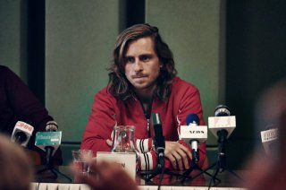 Borg McEnroe: Sverrir Gudnason in un momento del film