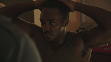 Detroit: Anthony Mackie in una scena del film