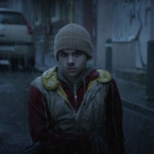 In Blue: Bogdan Iancu in una scena del film