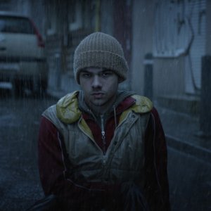 In Blue: Bogdan Iancu in una scena del film