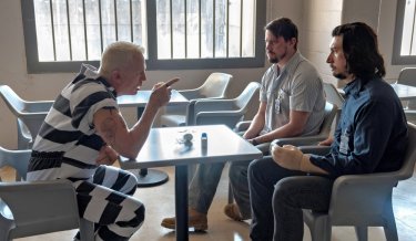 Logan Lucky: Daniel Craig, Channing Tatum e Adam Driver in una scena del film