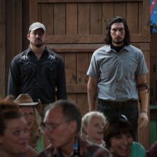 Logan Lucky: Adam Driver e Channing Tatum in una scena del film