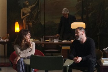 Terapia di coppia per amanti: Pietro Sermonti, Sergio Rubini e Ambra Angiolini in una scena del film