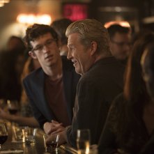The Only Living Boy in New York: Jeff Bridges e Callum Turner in una scena del film