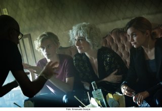 Il ragazzo invisibile - Seconda generazione: Gabriele Salvatores, Ksenia Rappoport, Ludovico Girardello e Galatéa Bellugi sul set del film