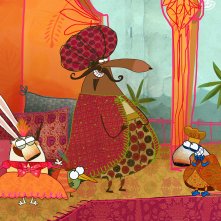 Pipì, Pupù e Rosmarina in Il mistero delle note rapite: un'immagine del film d'animazione