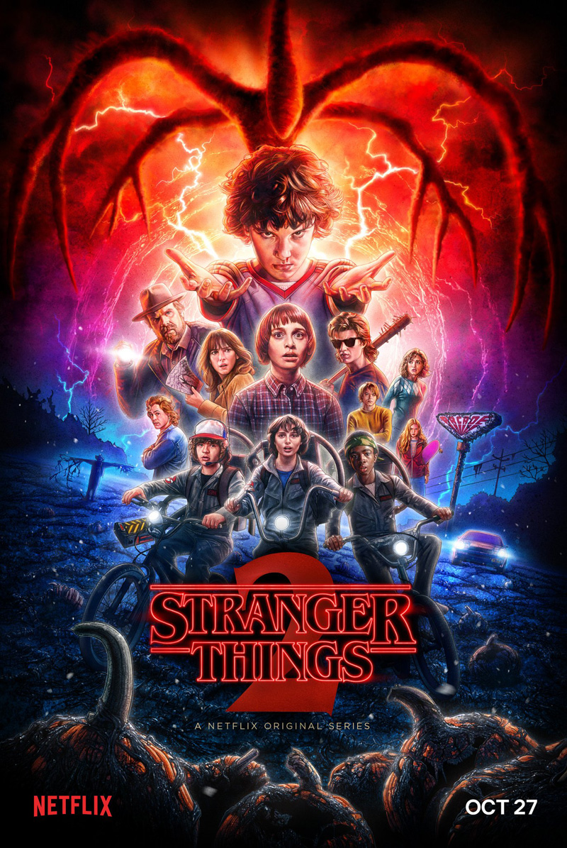Stranger Things: il poster ufficiale della stagione 2