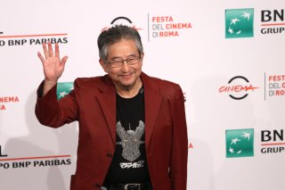 Roma 2017: Go Nagai saluta i fotografi al photocall di Mazinger Z Infinity