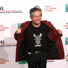 Roma 2017: uno scatto di Go Nagai al photocall di Mazinger Z Infinity