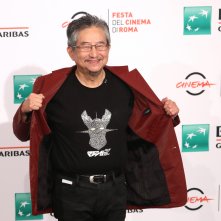 Roma 2017: Go Nagai in posa al photocall di Mazinger Z Infinity