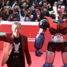 Roma 2017: Go Nagai saluta i fotografi sul red carpet di Mazinga Z Infinity