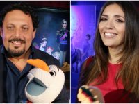 Enrico Brignano e Serena Rossi: come arginare lo stress natalizio con Olaf e Frozen