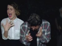 Sarah Paulson terrorizzata dalla 'casa stregata' di American Horror Story