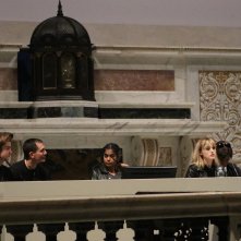 Lucca 2017: uno scatto di Natalia Dyer, Linnea Berthelsen, Charlie Heaton, Joe Keery alla manifestazione