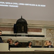 Lucca 2017: Natalia Dyer, Linnea Berthelsen, Charlie Heaton, Joe Keery  alla manifestazione